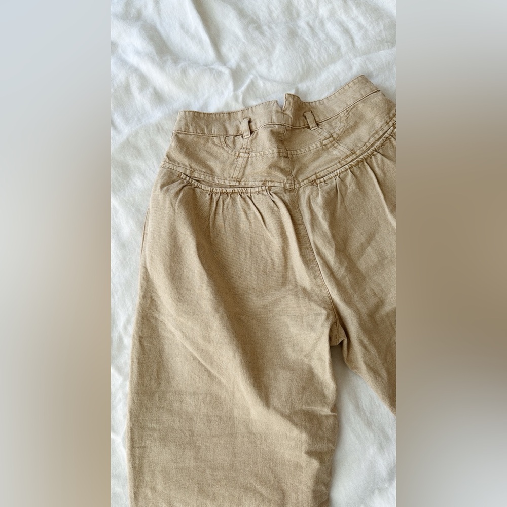 Free People Sweet Talk Chino Pants in Croissant US 4 - Picture 5 of 7